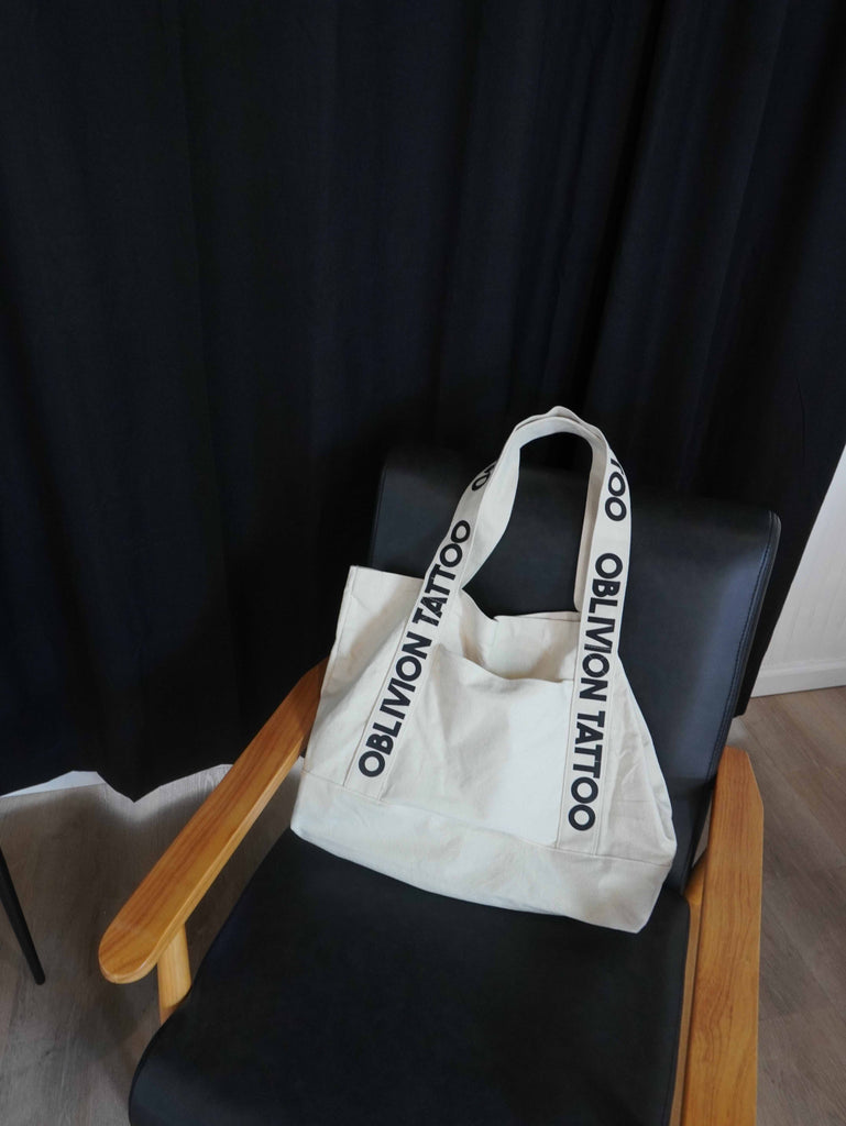 Oblivion Canvas Tote (Beige)